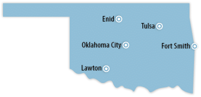 Cities in Oklahoma